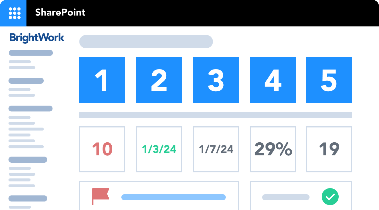 BrightWork SharePoint Project structured_PM template SP
